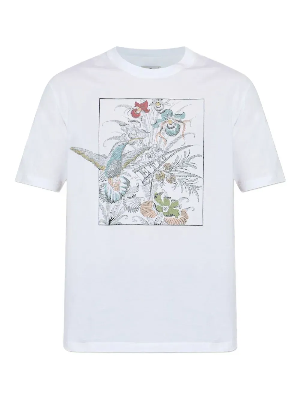 Floral-Print Cotton T-Shirt sold by Wanan Luxury