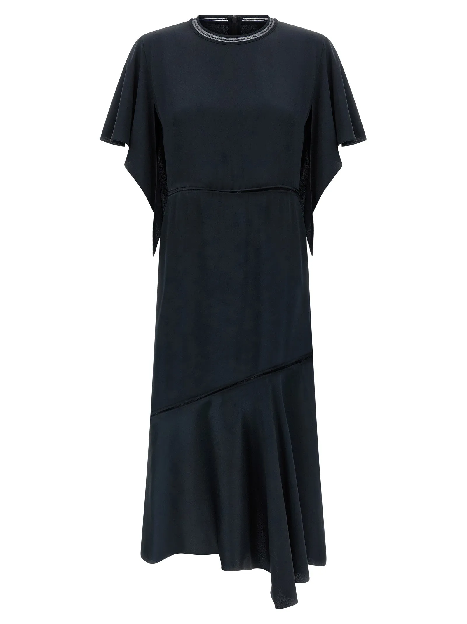 Ruffle Dress Dresses Blue sold by Wanan Luxury