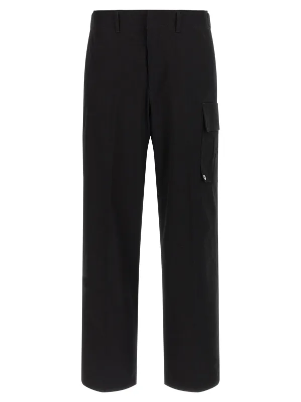 Gabardine Trousers Pants Black made by Fendi
