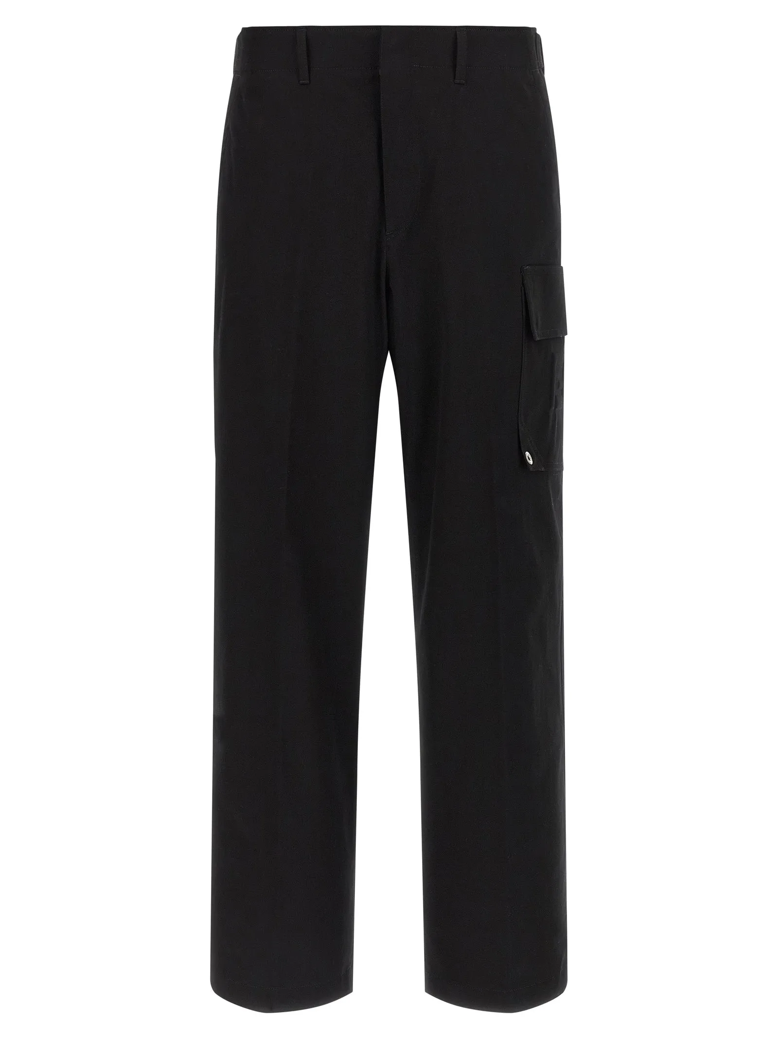 Gabardine Trousers Pants Black sold by Wanan Luxury