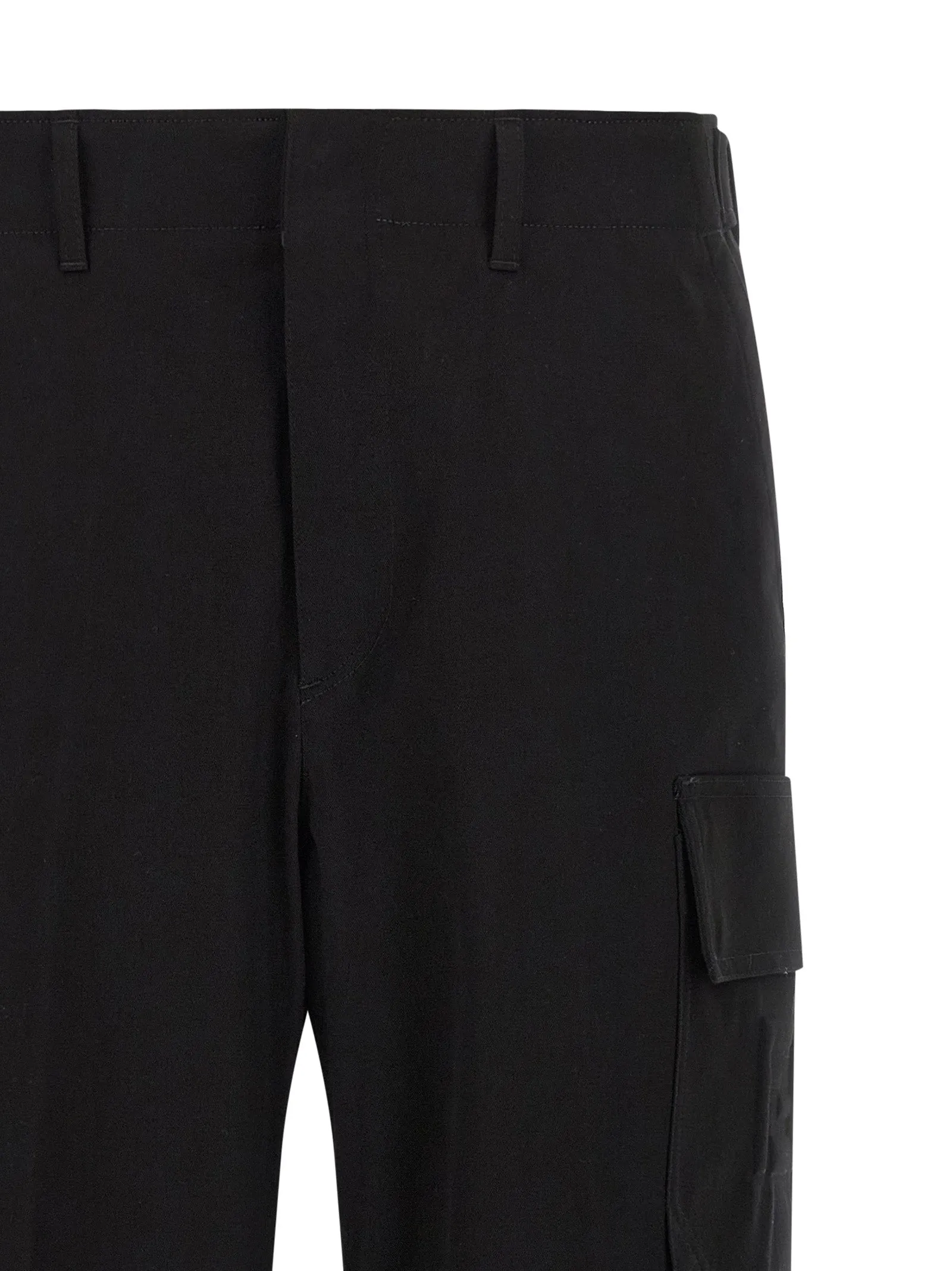 Gabardine Trousers Pants Black sold by Wanan Luxury product image thumbnail 3