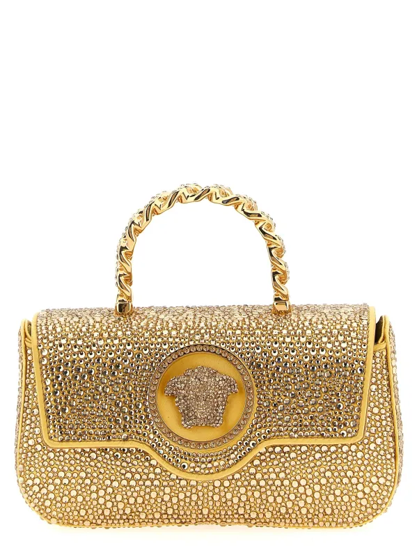 La Medusa Hand Bags Gold sold by Wanan Luxury