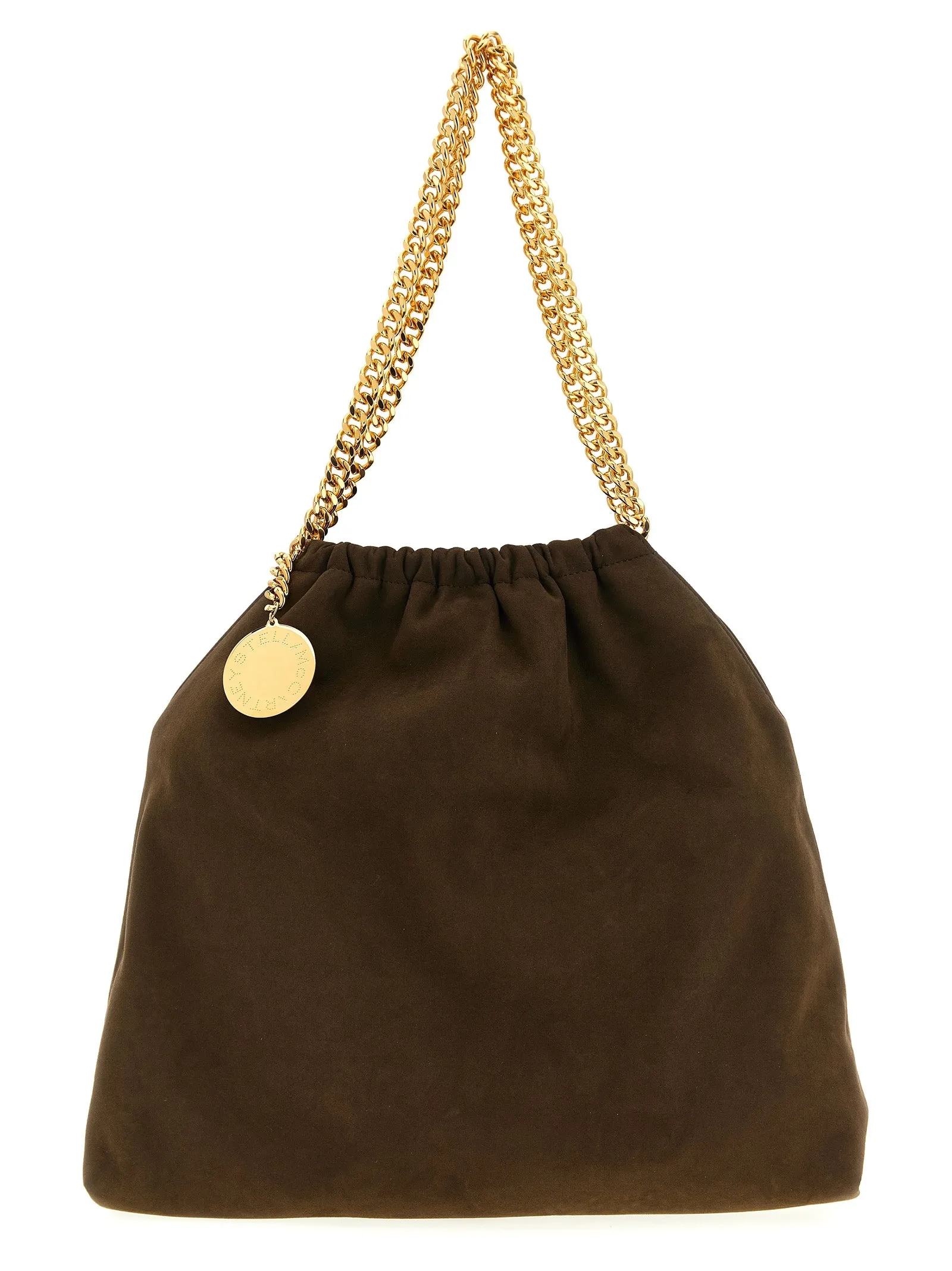 Falabella Drawstring Shoulder Bags Brown sold by Wanan Luxury
