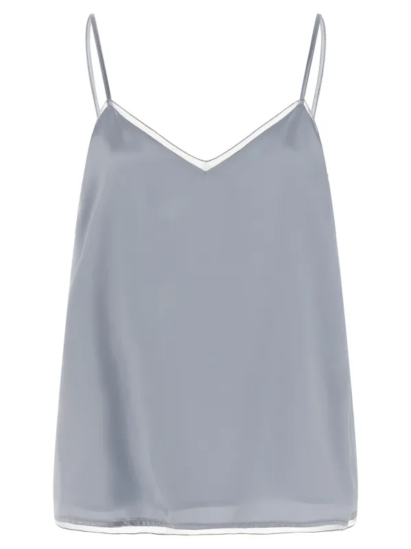 Lingerie Top Tops Light Blue sold by Wanan Luxury