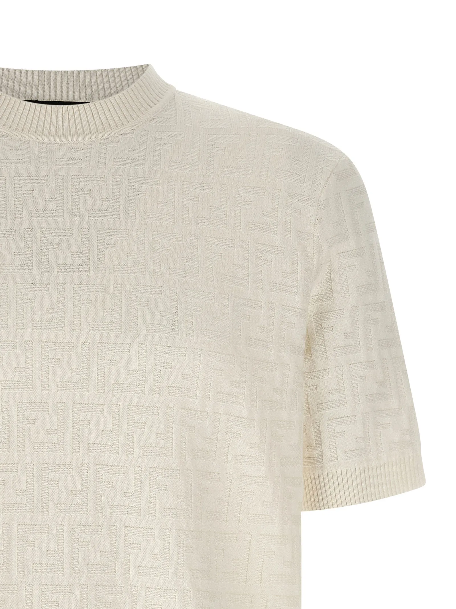 Ff Sweaters And Cardigans White sold by Wanan Luxury product image thumbnail 3