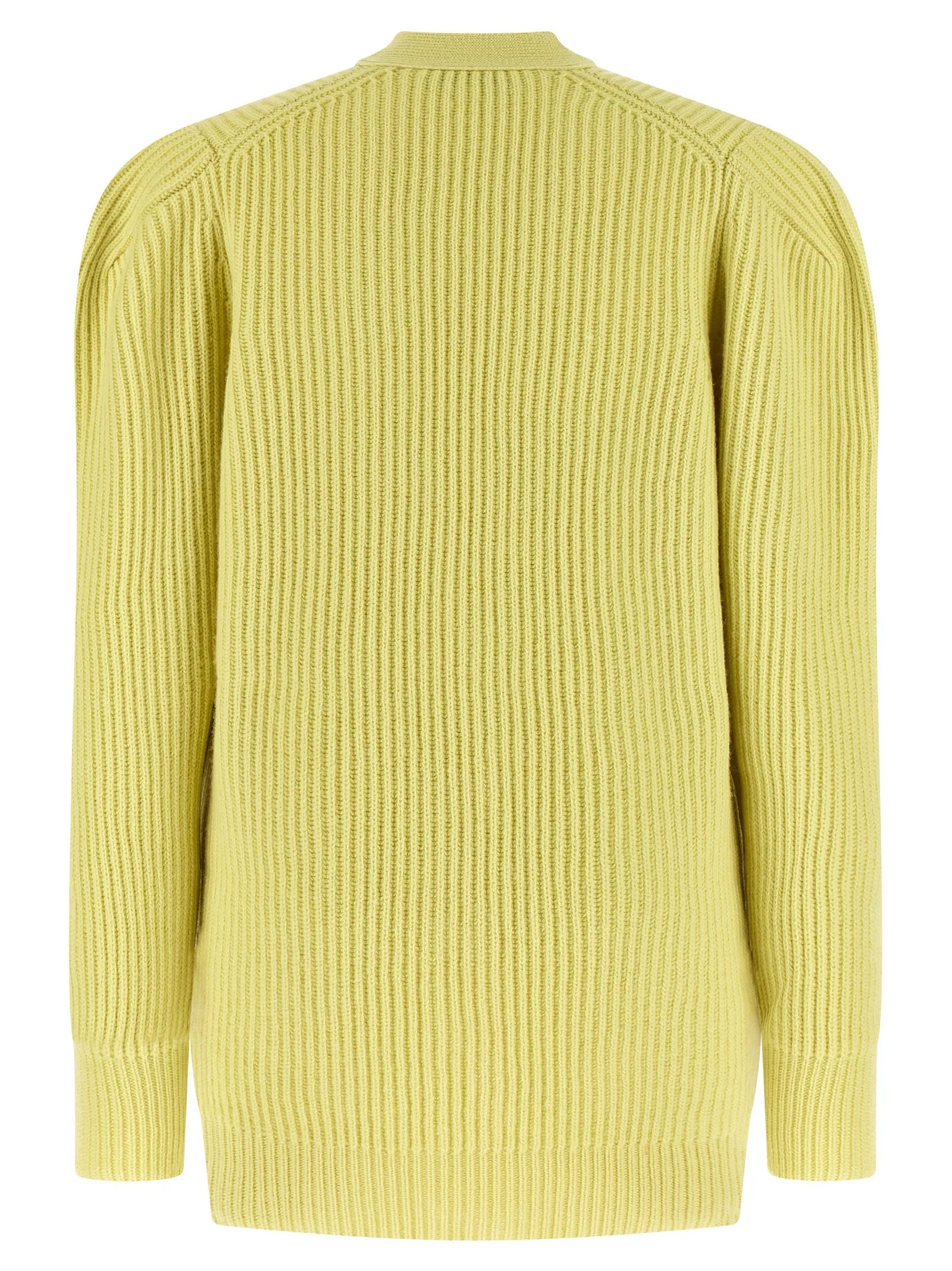 Thick Knit Cardigan Sweaters And Cardigans Yellow sold by Wanan Luxury product image thumbnail 2