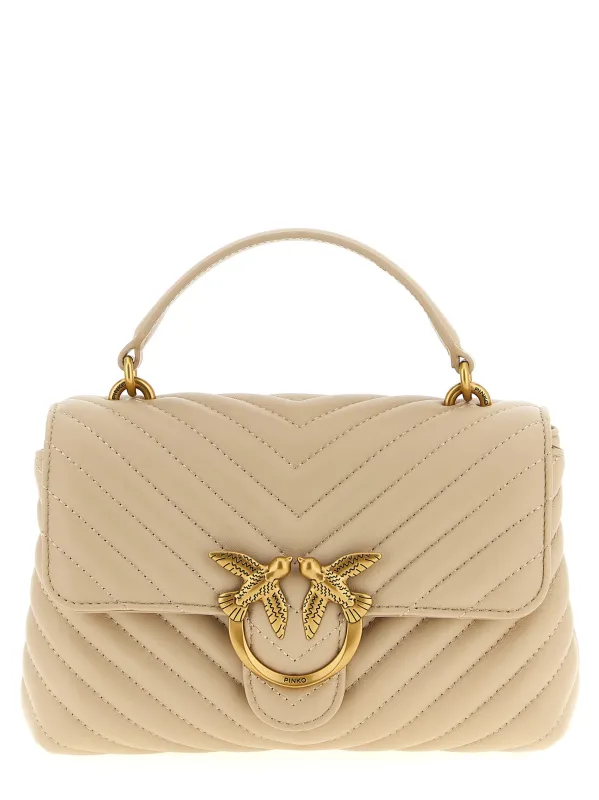 Mini Lady Love Puff Hand Bags Beige made by Pinko