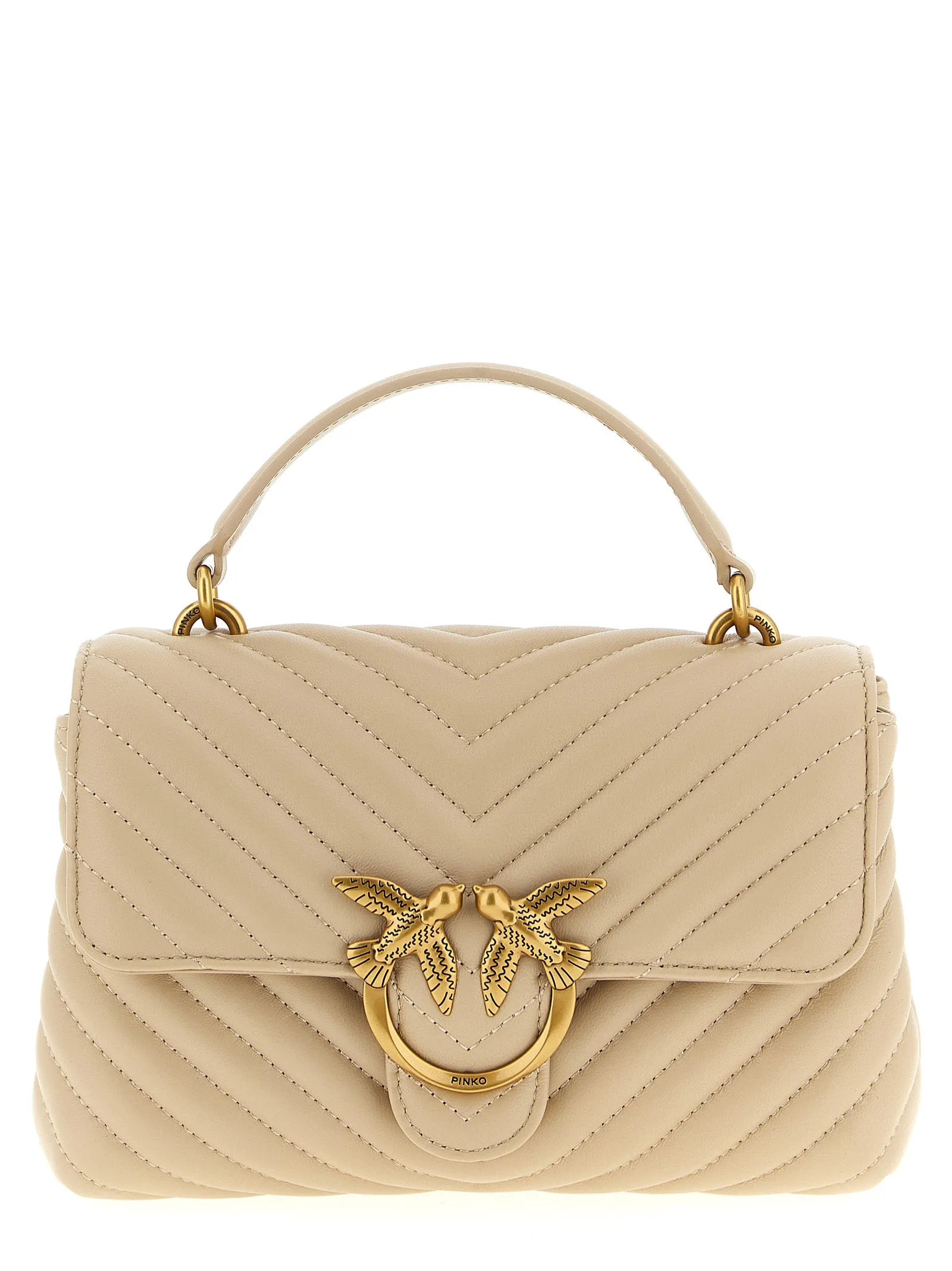Mini Lady Love Puff Hand Bags Beige sold by Wanan Luxury