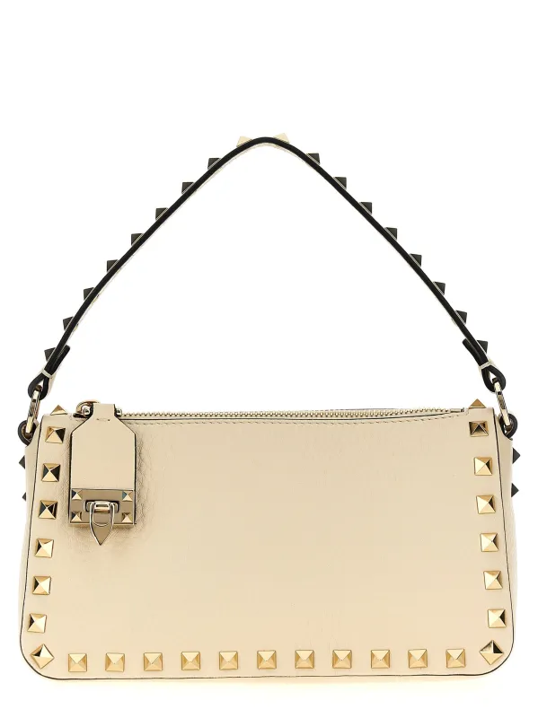 Rockstud Small Shoulder Bags White sold by Wanan Luxury