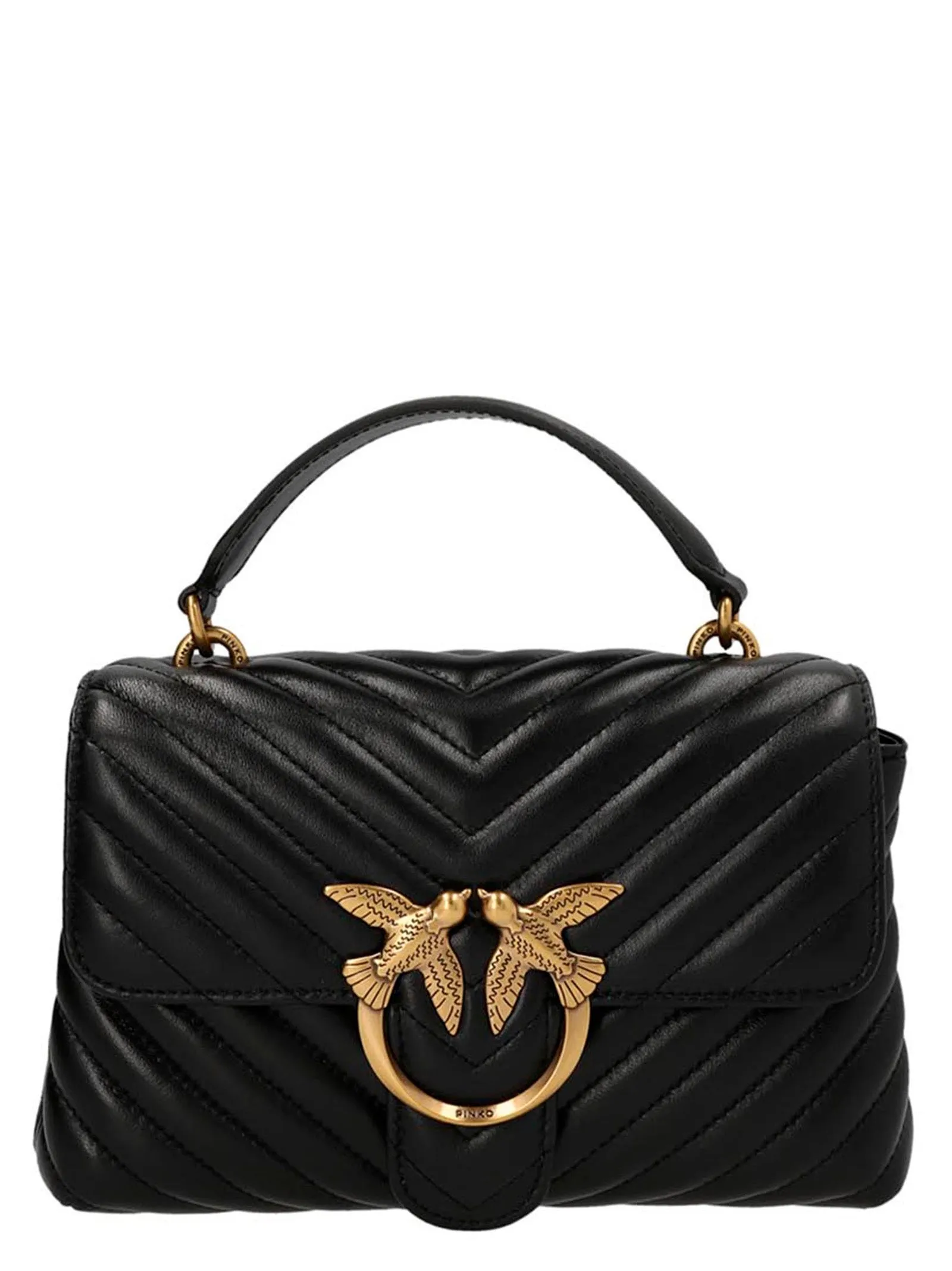 Mini Lady Love Puff Hand Bags Black sold by Wanan Luxury