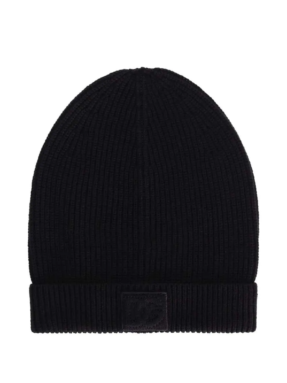 Ribbed Hat With Logo Plaque sold by Wanan Luxury