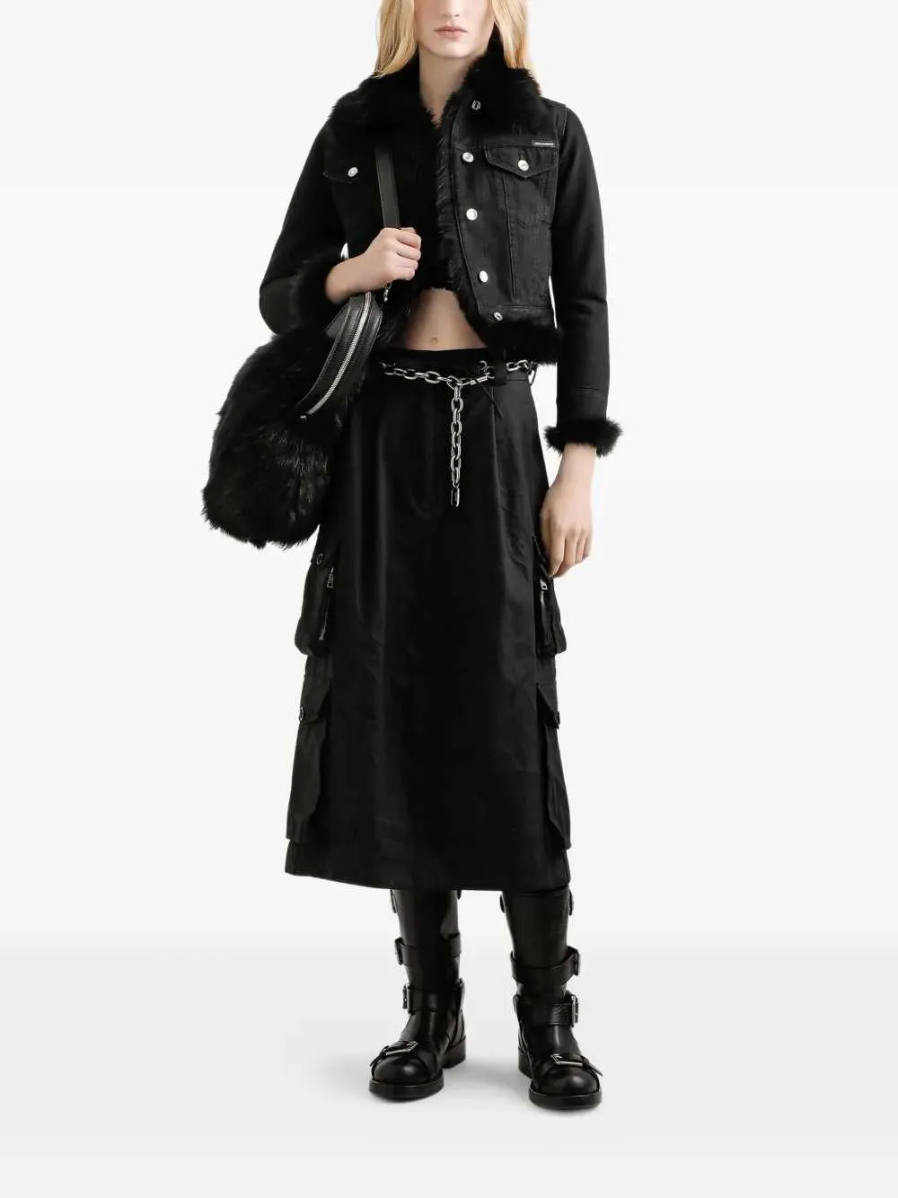 Drawstring Cargo Mini Skirt sold by Wanan Luxury product image thumbnail 2