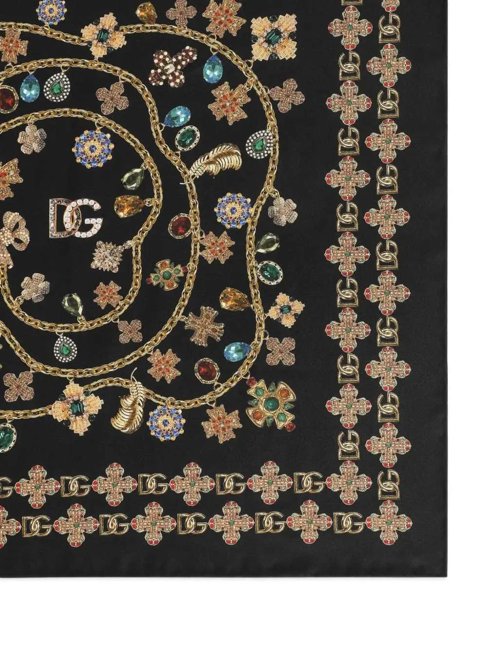 Floral Silk Scarf sold by Wanan Luxury product image thumbnail 2