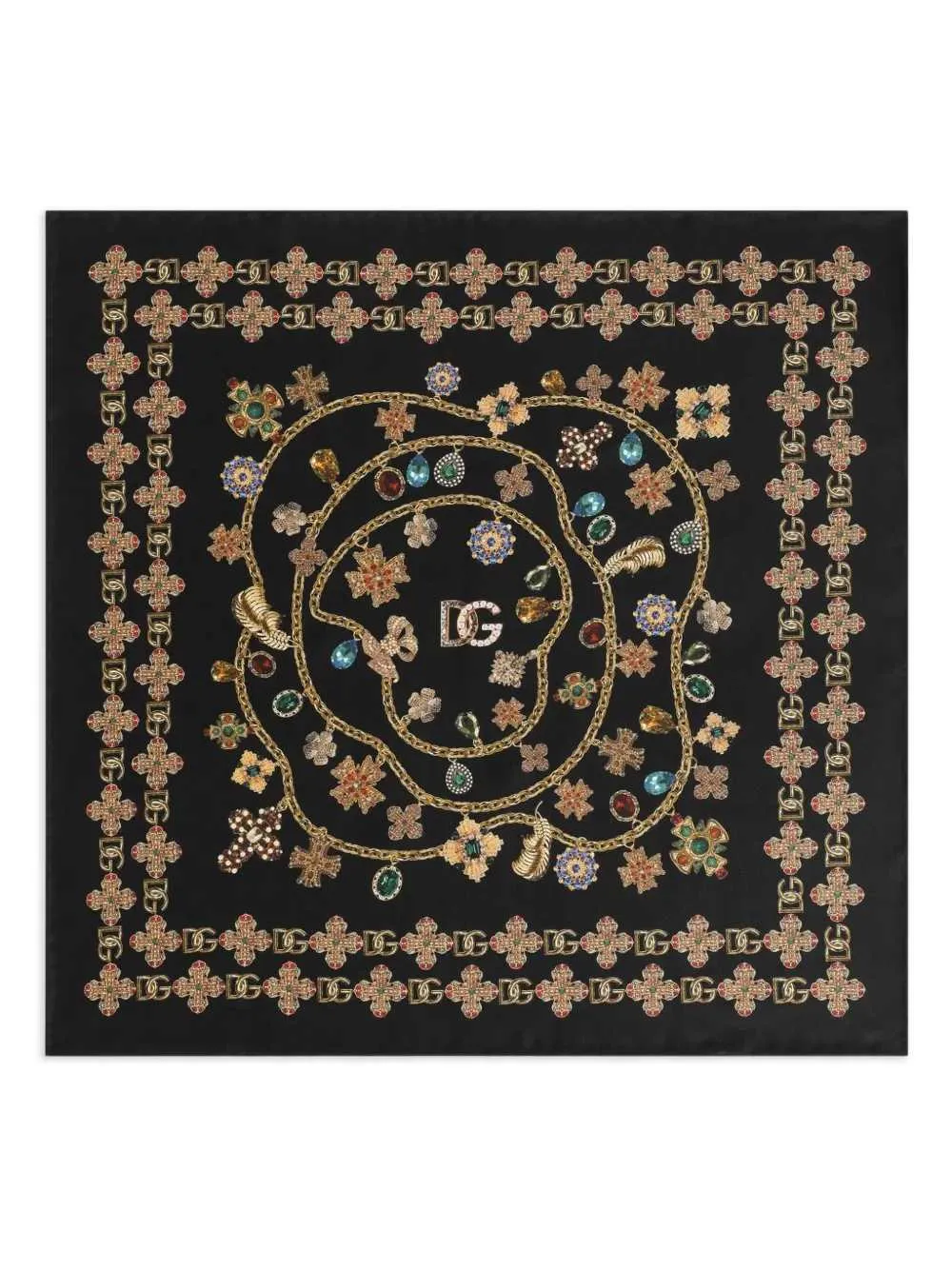 Floral Silk Scarf sold by Wanan Luxury