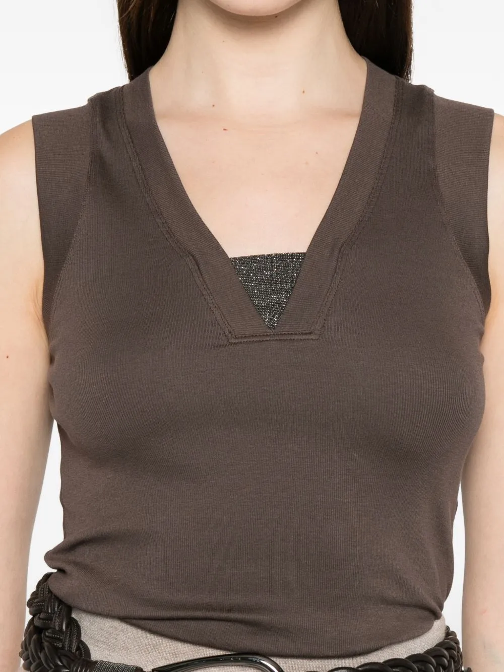 Cotton Tank Top sold by Wanan Luxury product image thumbnail 5
