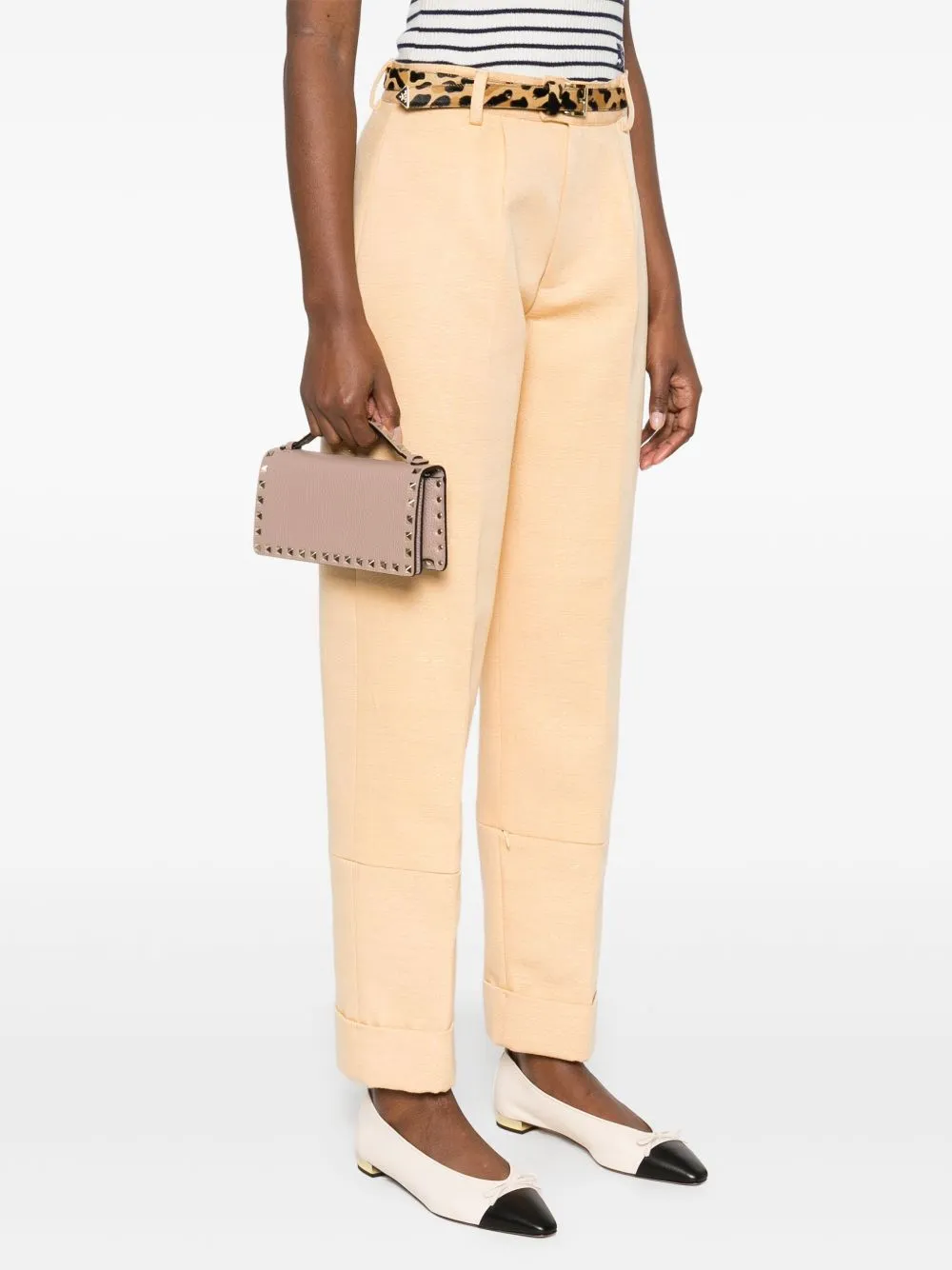 Rockstud Leather Wallet On Chain sold by Wanan Luxury product image thumbnail 3