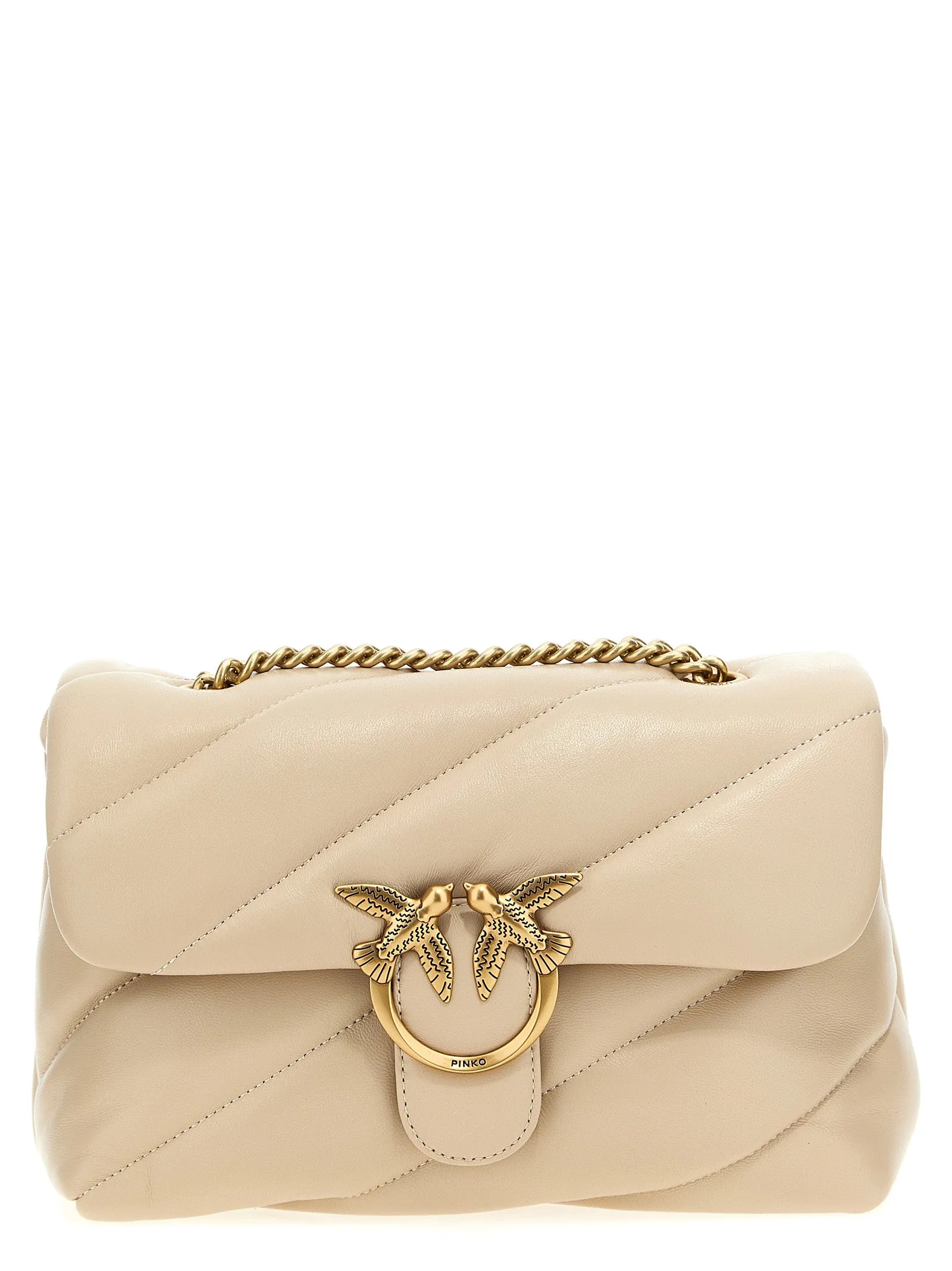 Classic Love Puff Crossbody Bags Beige sold by Wanan Luxury