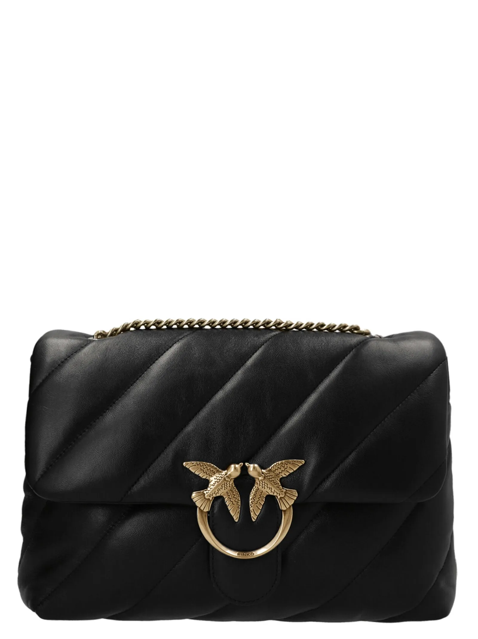 Love Big Puff Crossbody Bags Black sold by Wanan Luxury
