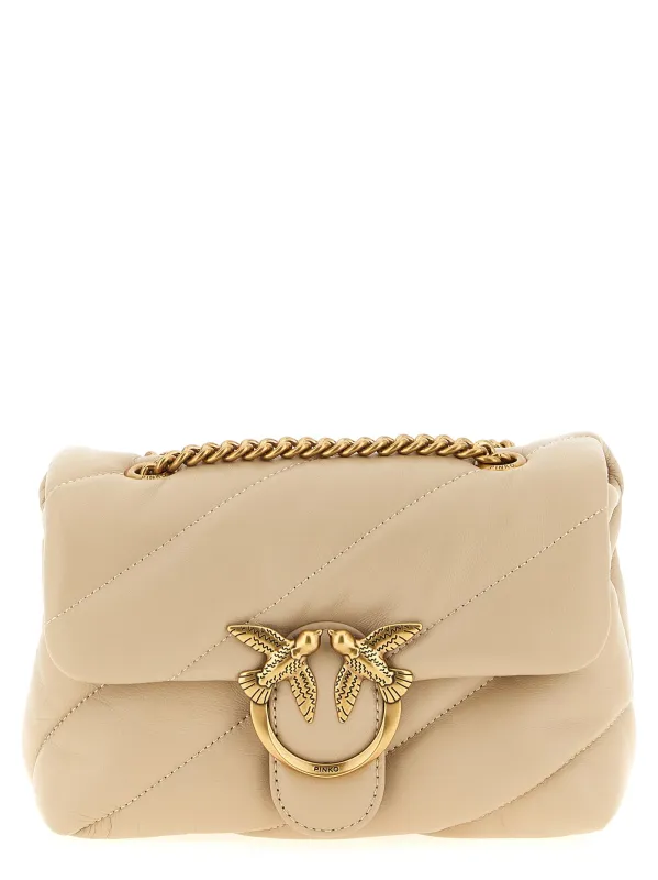 Mini Love Puff Crossbody Bags Beige sold by Wanan Luxury
