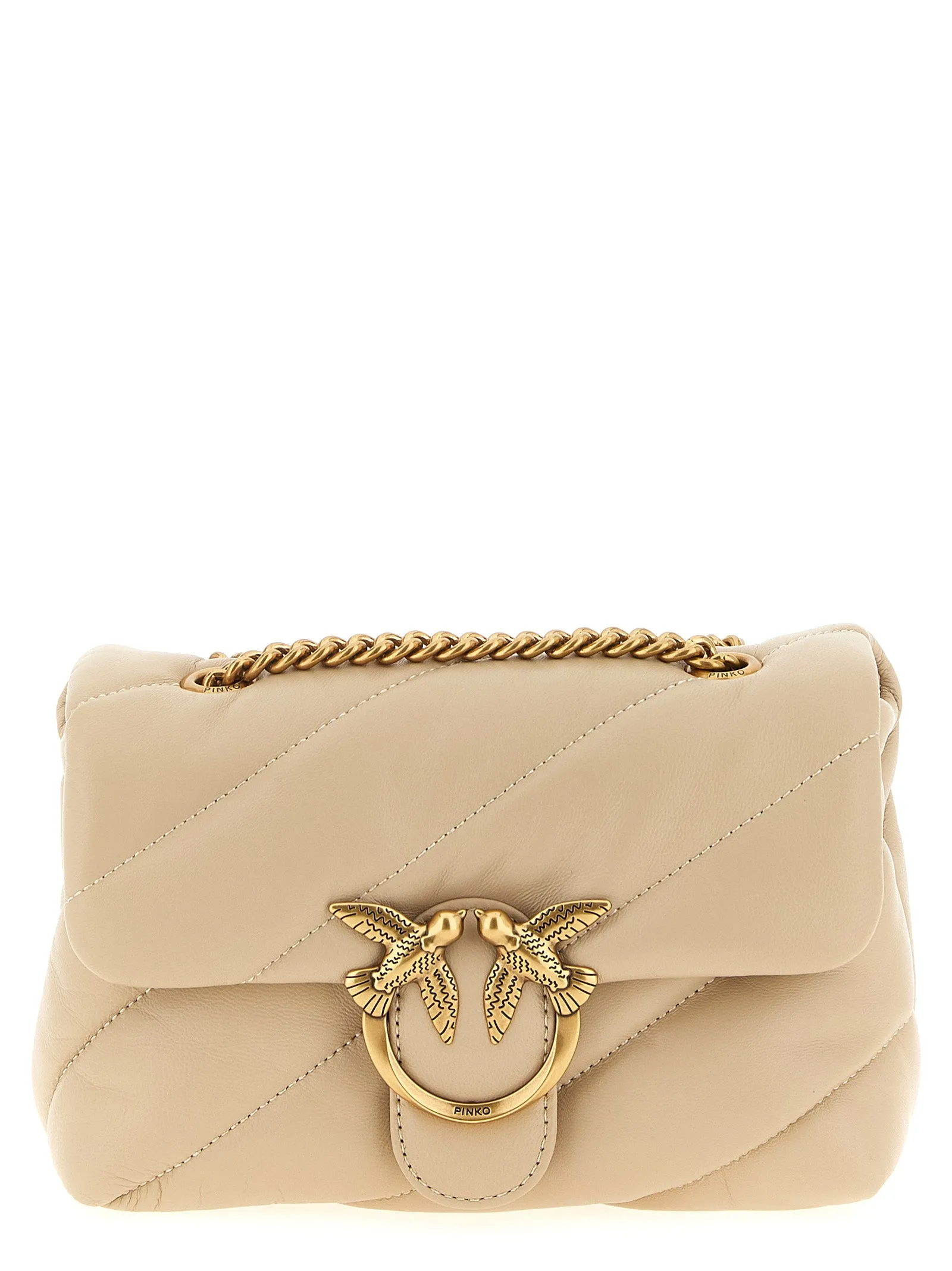 Mini Love Puff Crossbody Bags Beige sold by Wanan Luxury