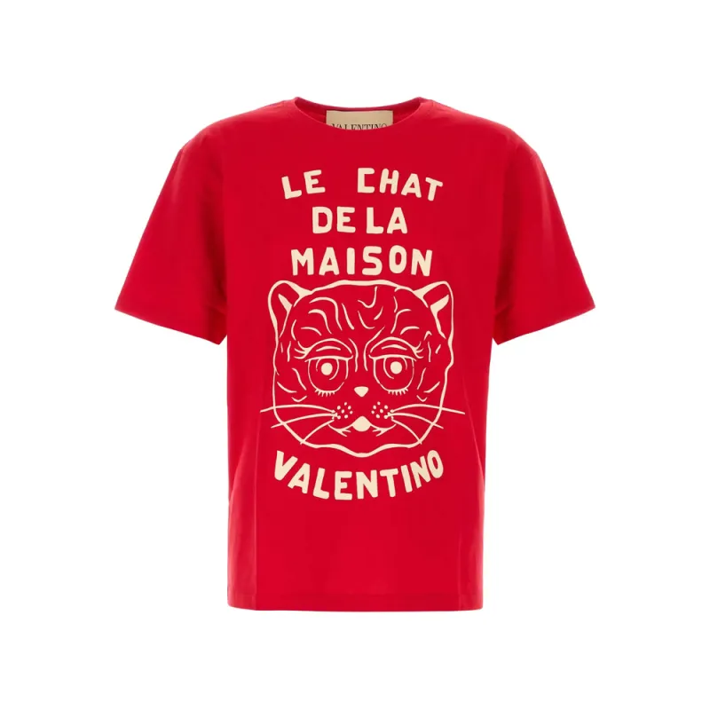 T Shirts Red made by Valentino