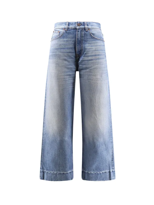 Stone-Washed Denim Jeans sold by Wanan Luxury