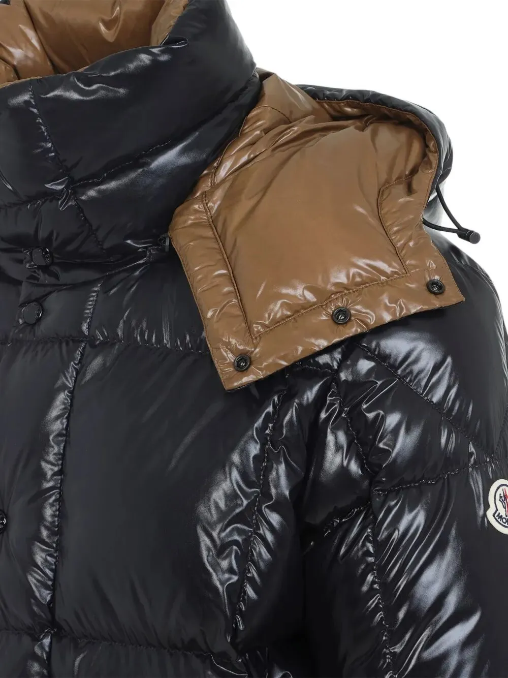 Parana Glossy Hooded Short Down Jacket sold by Wanan Luxury product image thumbnail 4