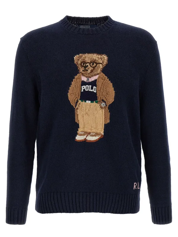 Polo Bear Sweaters And Cardigans Blue sold by Wanan Luxury