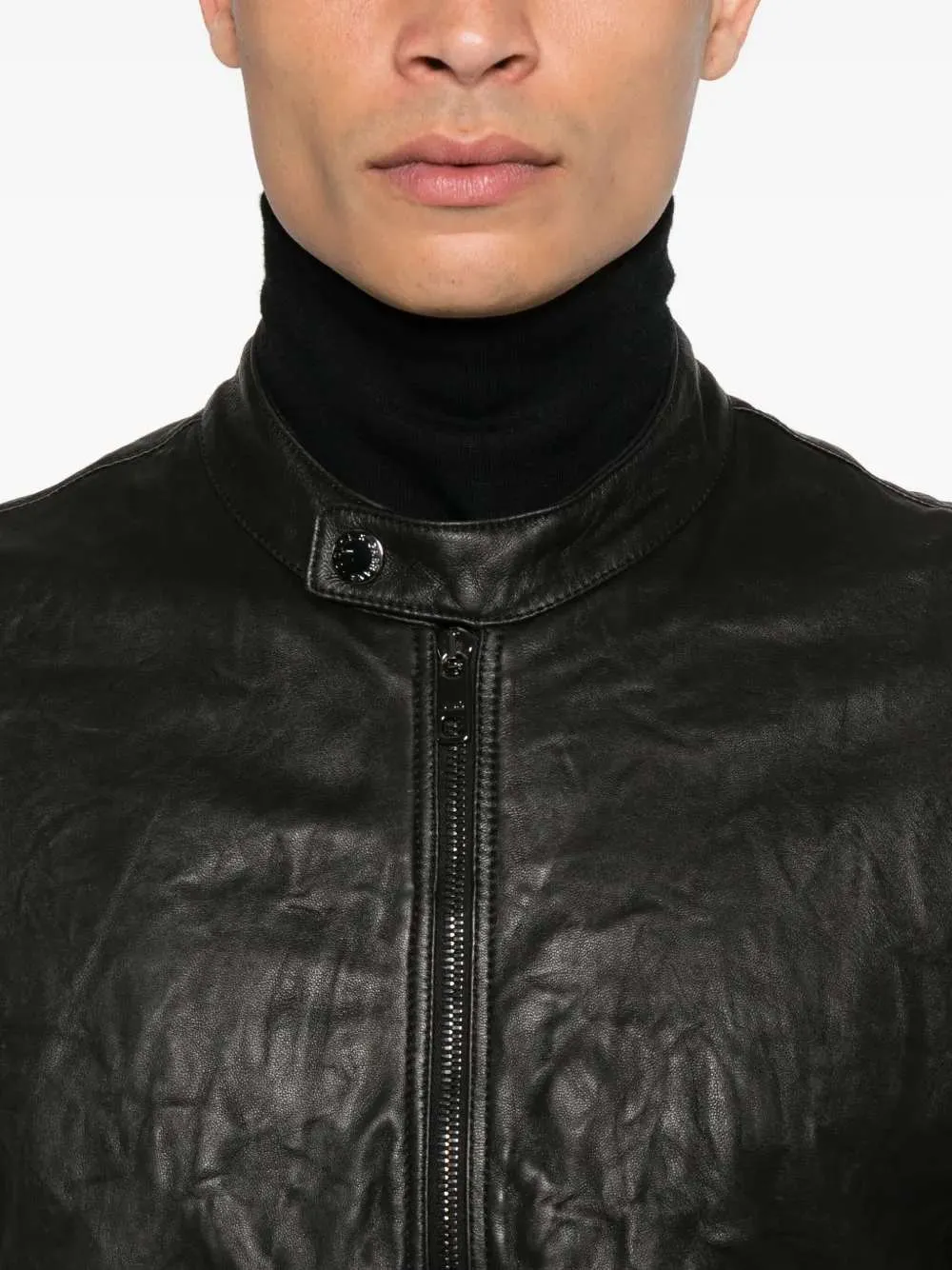 Lambskin Zip-Up Jacket sold by Wanan Luxury product image thumbnail 5