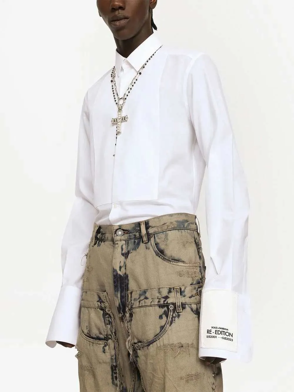 Tuxedo Shirt sold by Wanan Luxury product image thumbnail 5