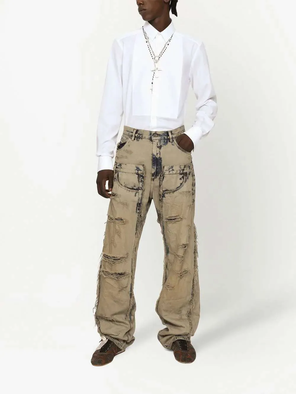 Tuxedo Shirt sold by Wanan Luxury product image thumbnail 3