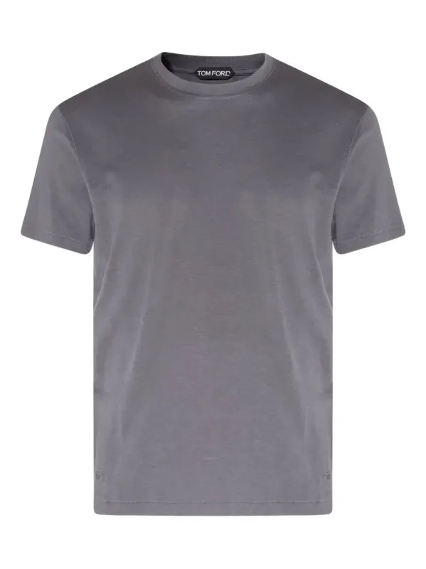Lyocell Cotton Crew Neck T-Shirt sold by Wanan Luxury