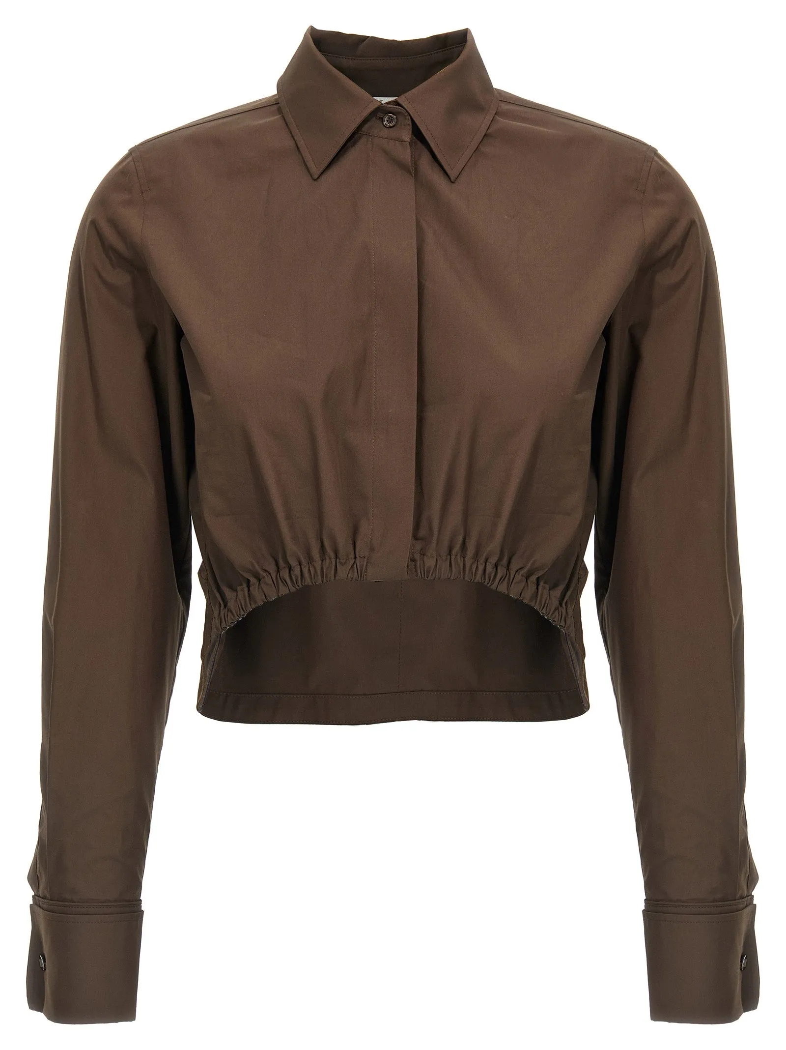 Angio Shirt And Blouse Brown sold by Wanan Luxury