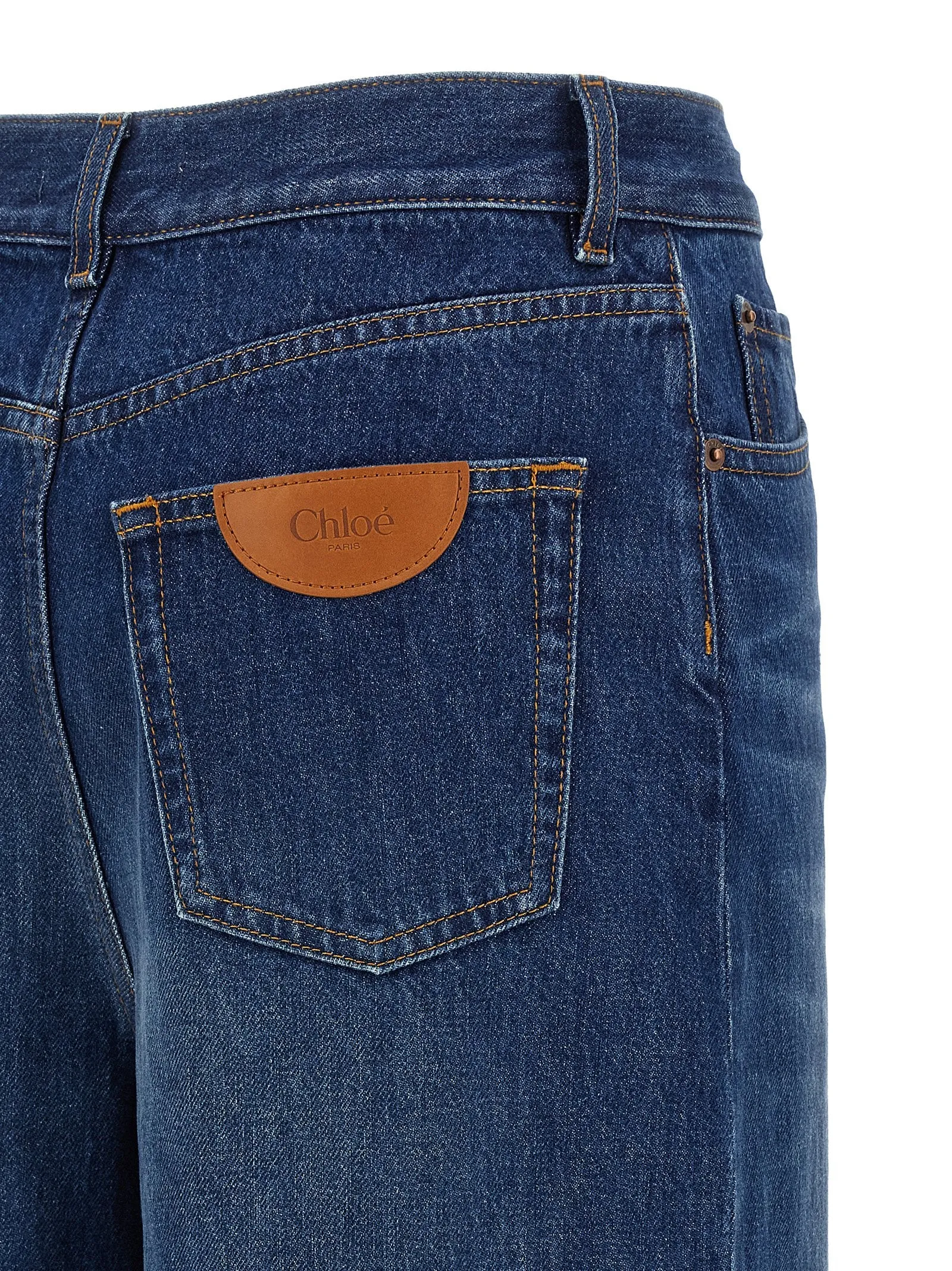 High Waist Jeans Blue sold by Wanan Luxury product image thumbnail 4