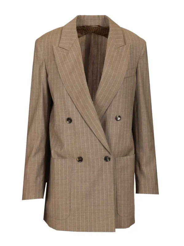 Oversized Blazer Jackets Brown sold by Wanan Luxury