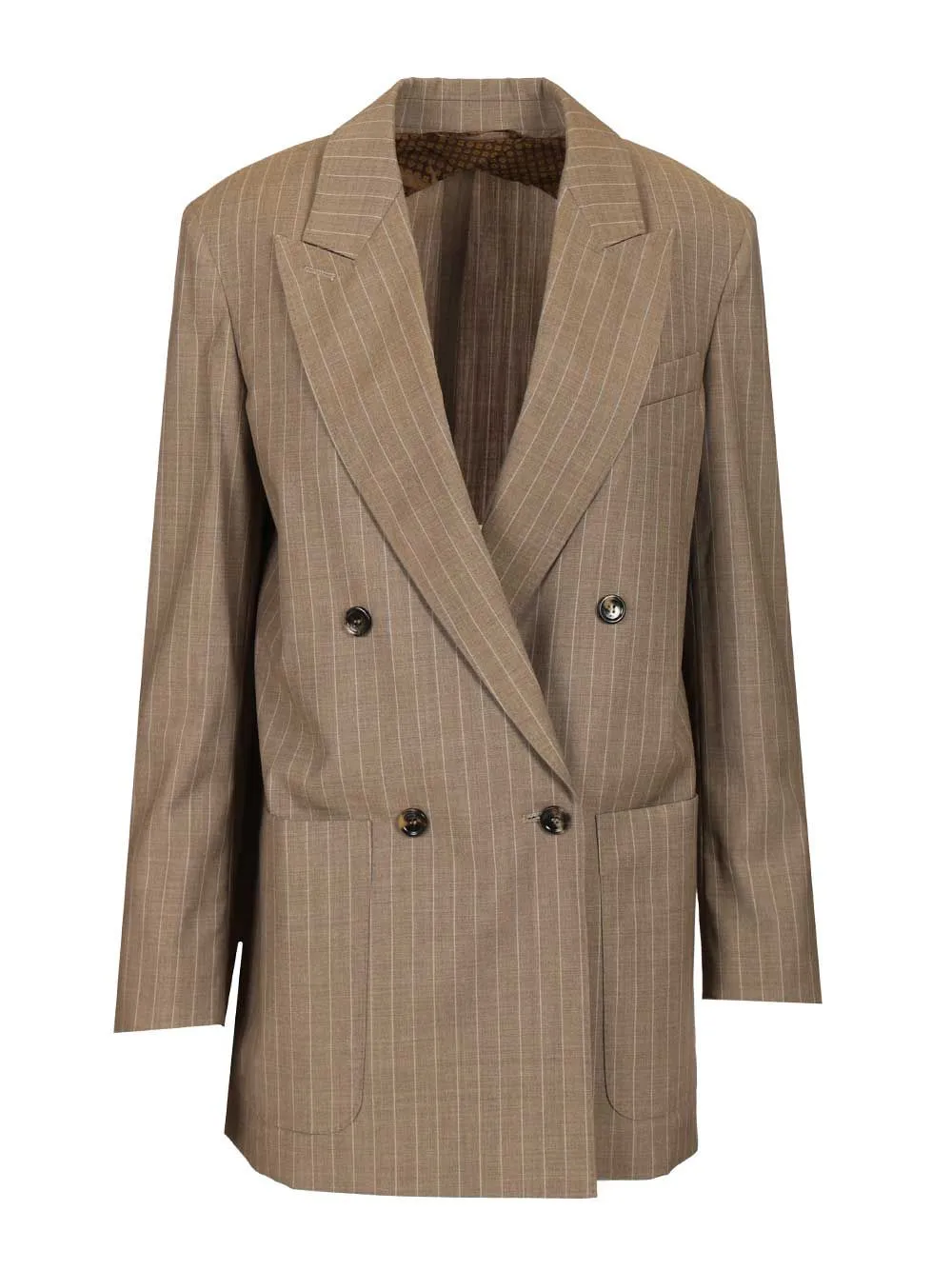 Oversized Blazer Jackets Brown sold by Wanan Luxury