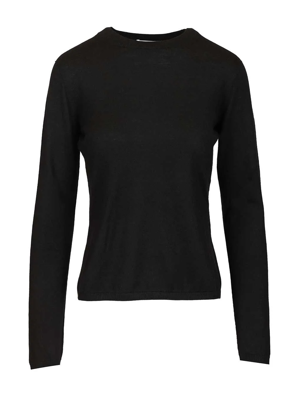 Cashmere Crew Neck Sweater Knitwear Black sold by Wanan Luxury