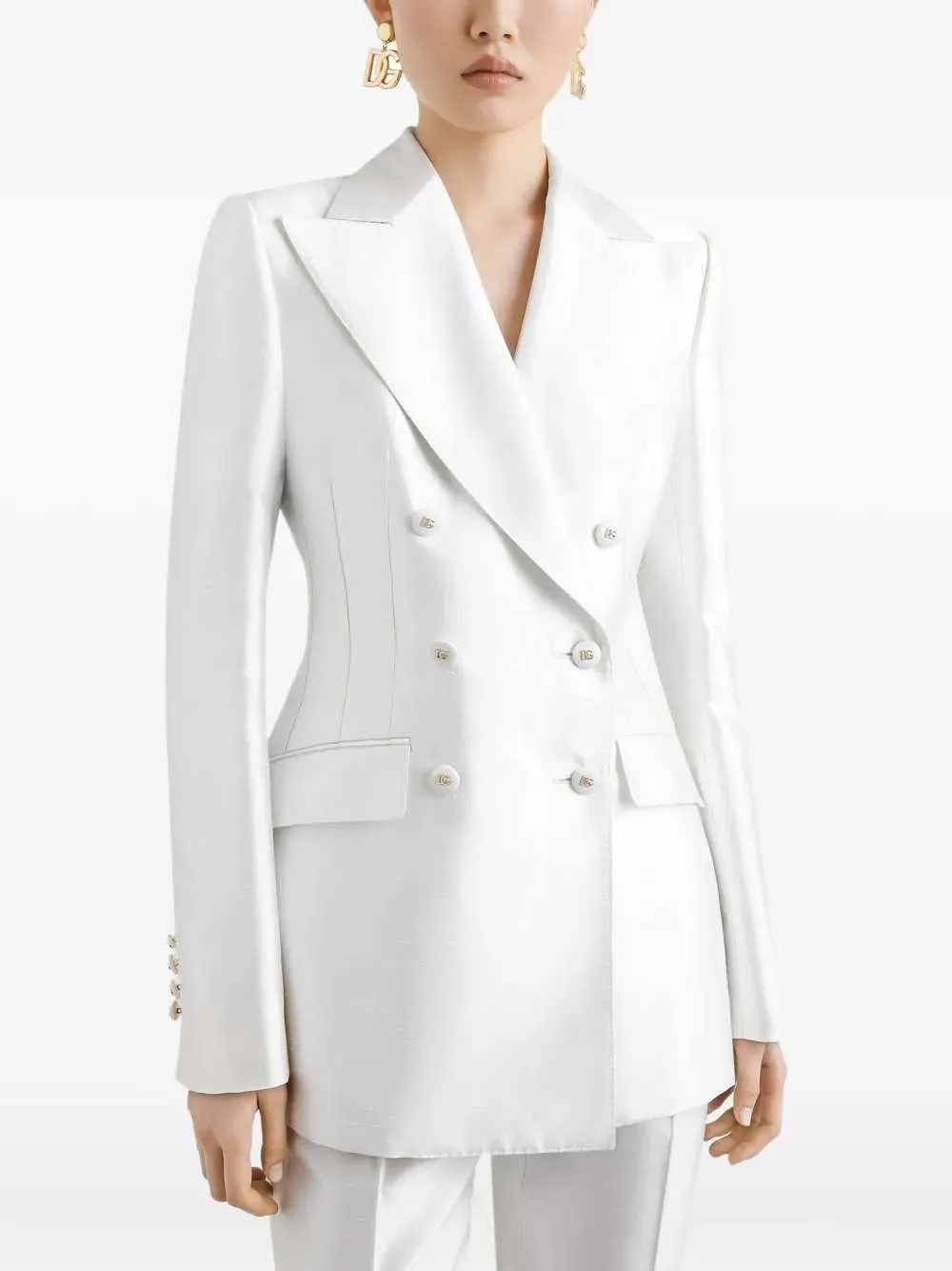 Stretch Silk Blazer sold by Wanan Luxury product image thumbnail 3