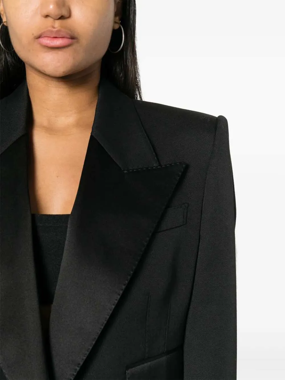 Tailored Crop Blazer sold by Wanan Luxury product image thumbnail 5