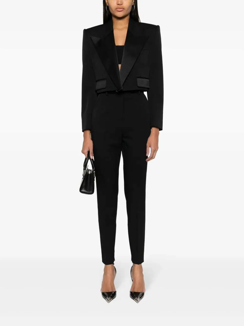 Tailored Crop Blazer sold by Wanan Luxury product image thumbnail 2