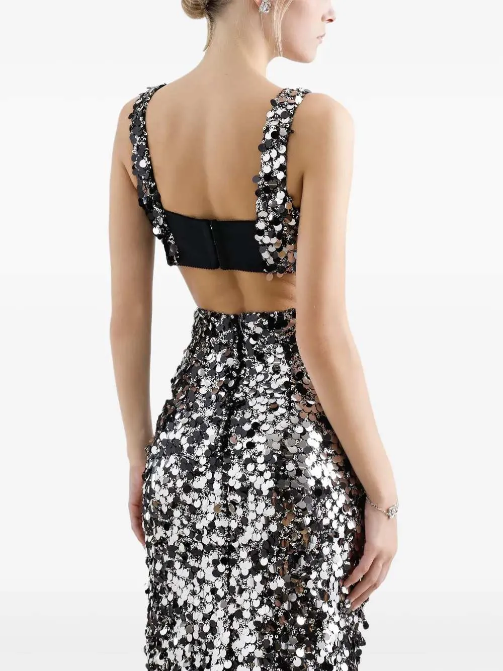 Sequined Crop Top sold by Wanan Luxury product image thumbnail 4