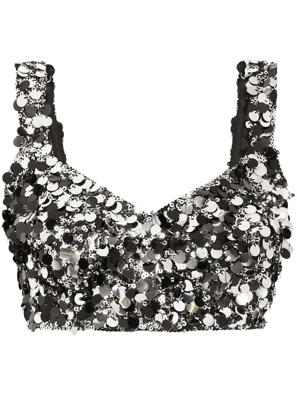 Sequined Crop Top sold by Wanan Luxury
