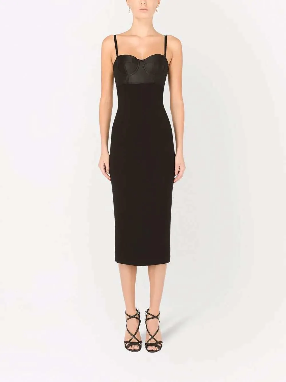 Midi Dress With Cut-Out Detail sold by Wanan Luxury product image thumbnail 3