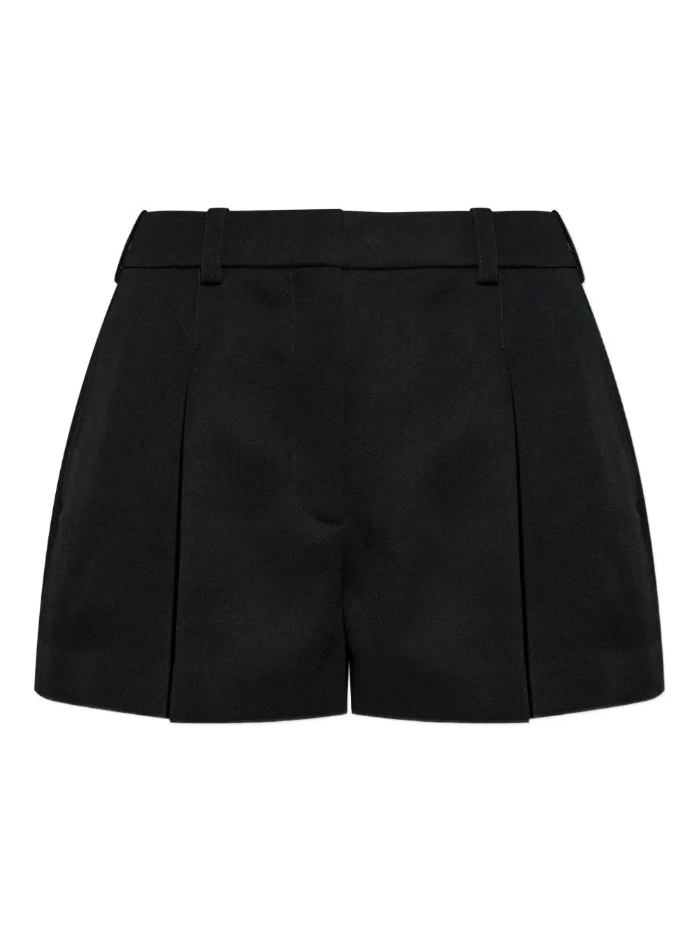 Pleated Wool Shorts sold by Wanan Luxury