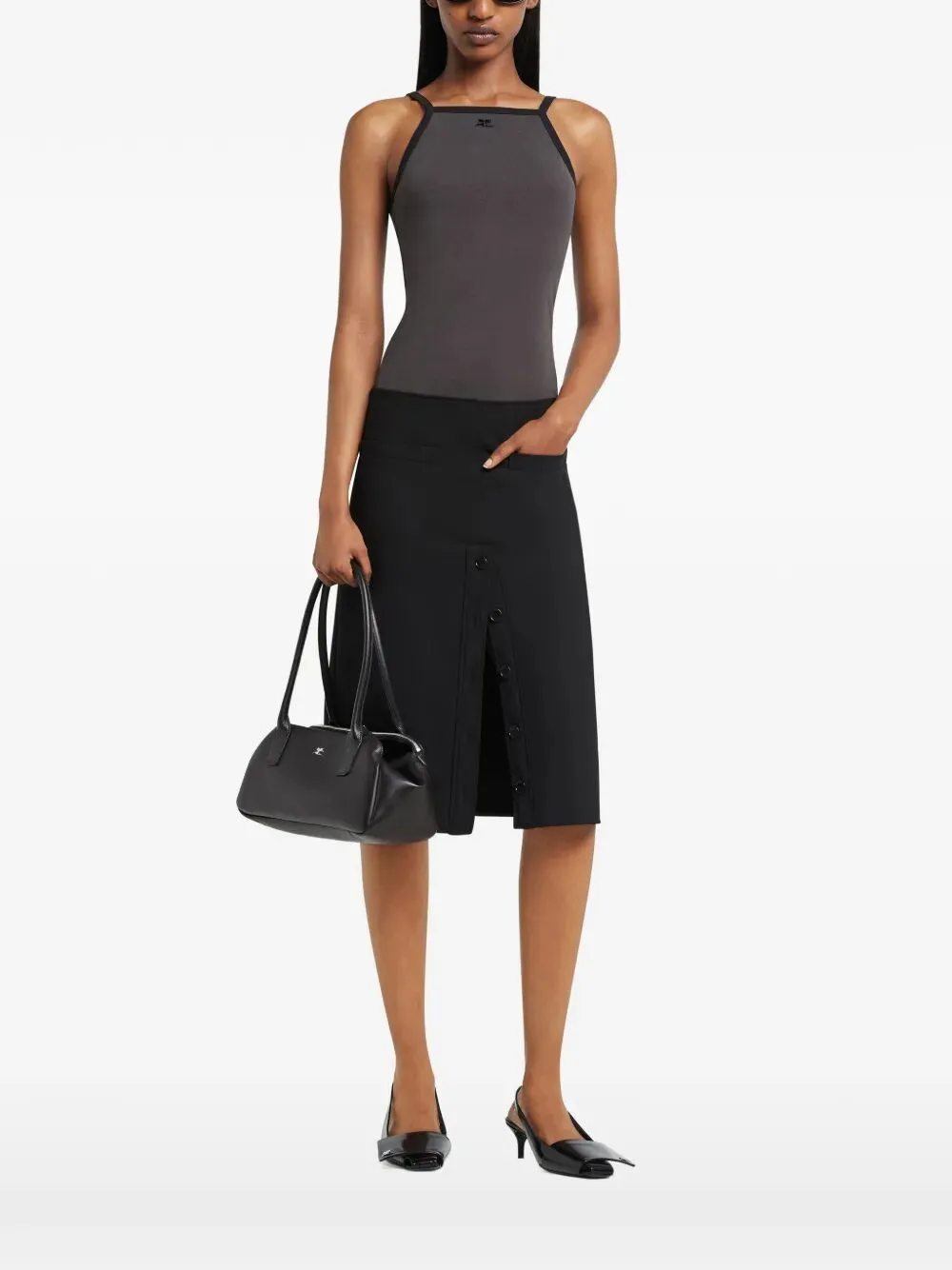 Contrast Tank Top sold by Wanan Luxury product image thumbnail 4