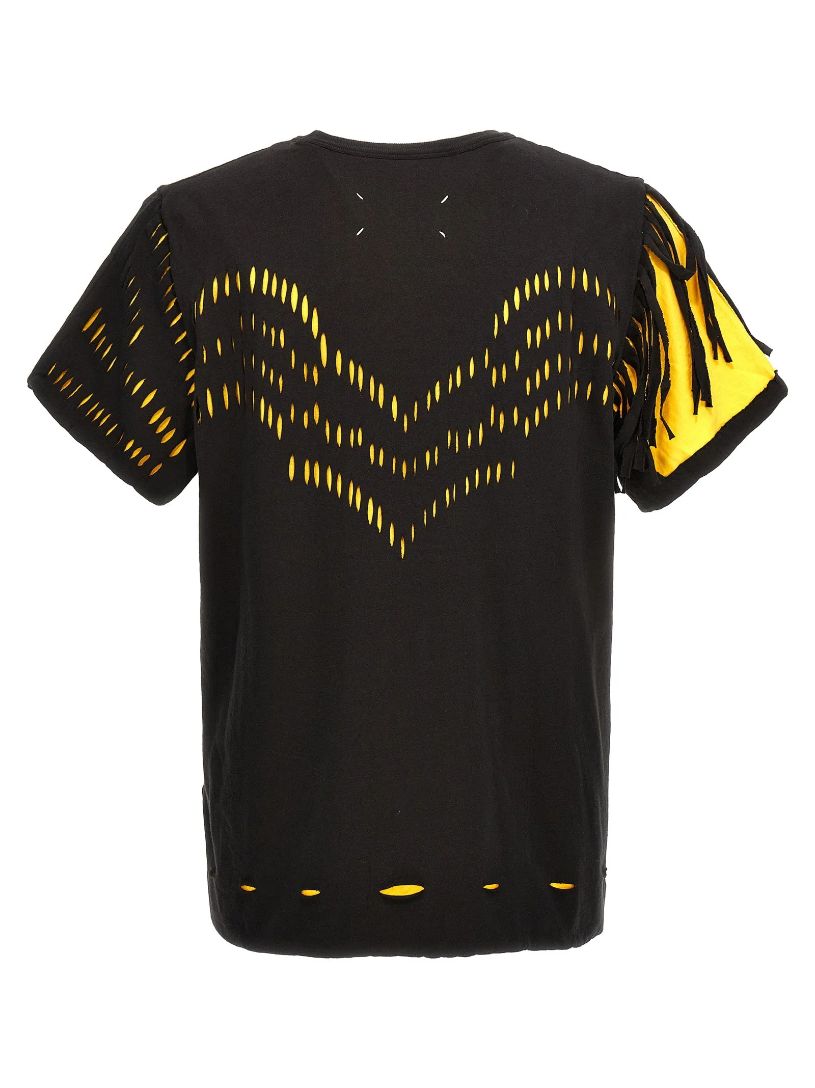 Double Layer T-Shirt Yellow sold by Wanan Luxury product image thumbnail 2