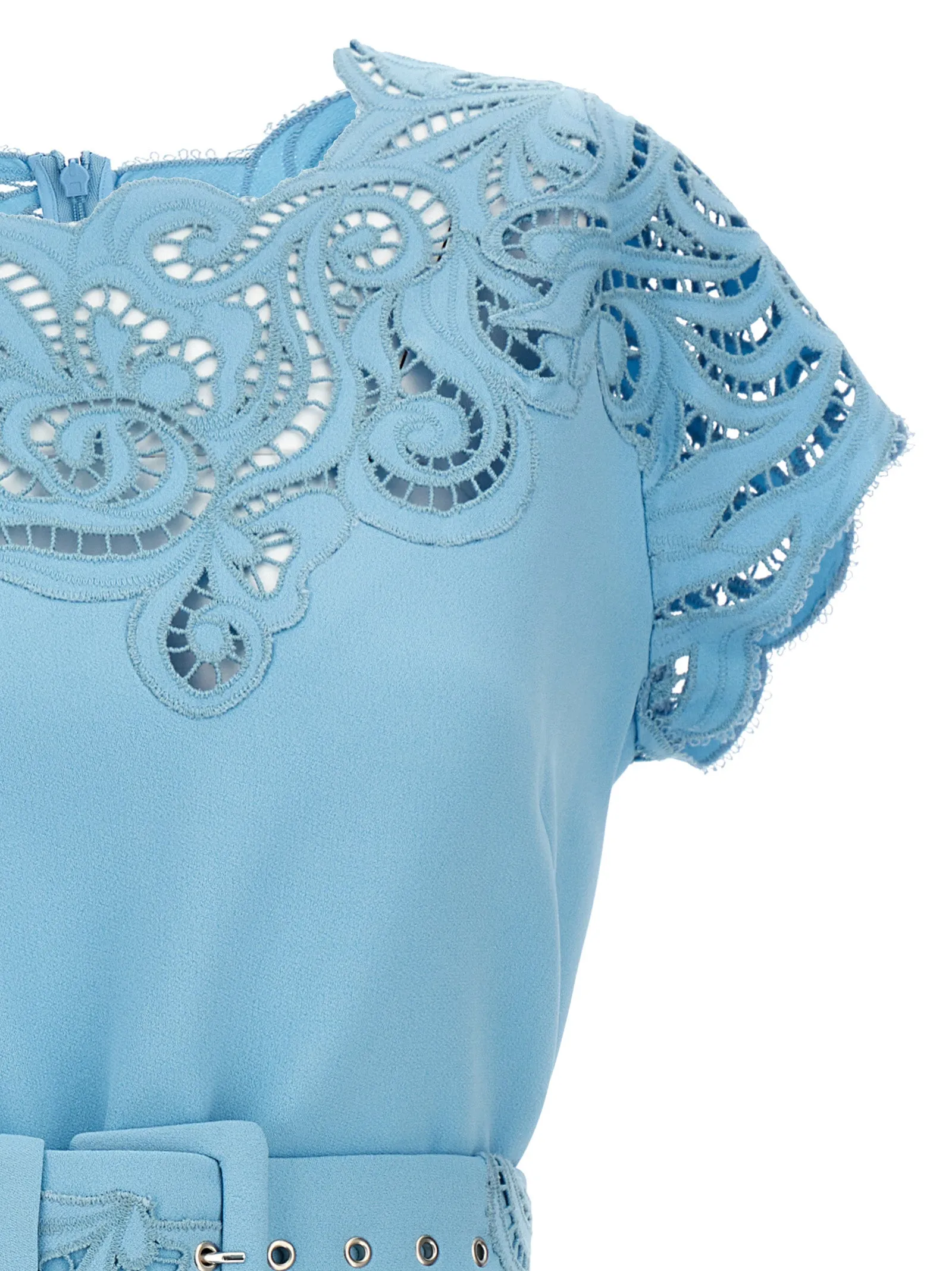 Abito Pizzo Dresses Light Blue sold by Wanan Luxury product image thumbnail 3