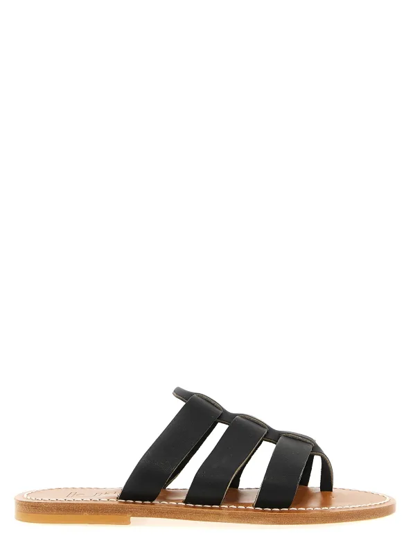 Dolon Sandals Black sold by Wanan Luxury