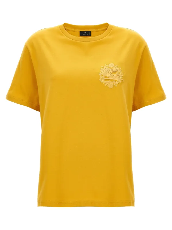 Logo T-Shirt Yellow made by Etro