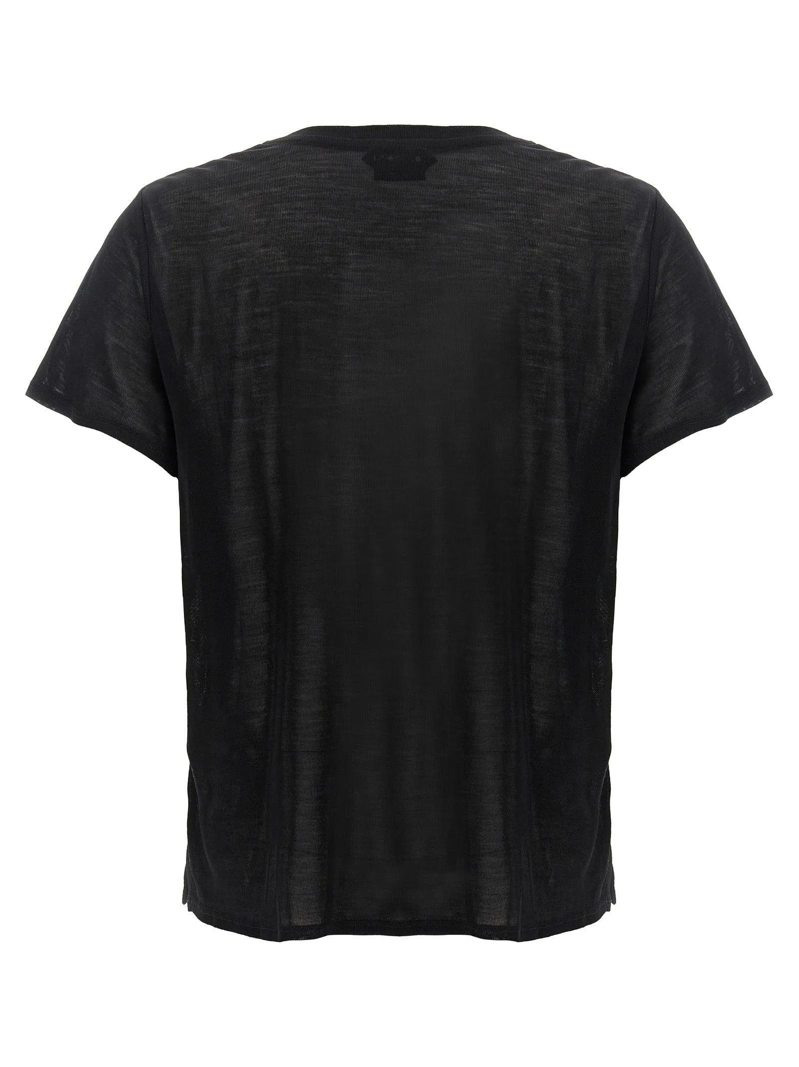 Silk T-Shirt Black sold by Wanan Luxury product image thumbnail 2